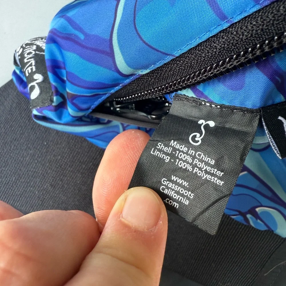 2 in 1 jacket blue rose statement 🤘🏼 bomber jacket - Picture 10 of 12